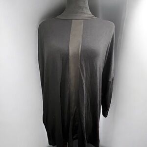 Tribal Jeans Black Cut Out Top Size Large